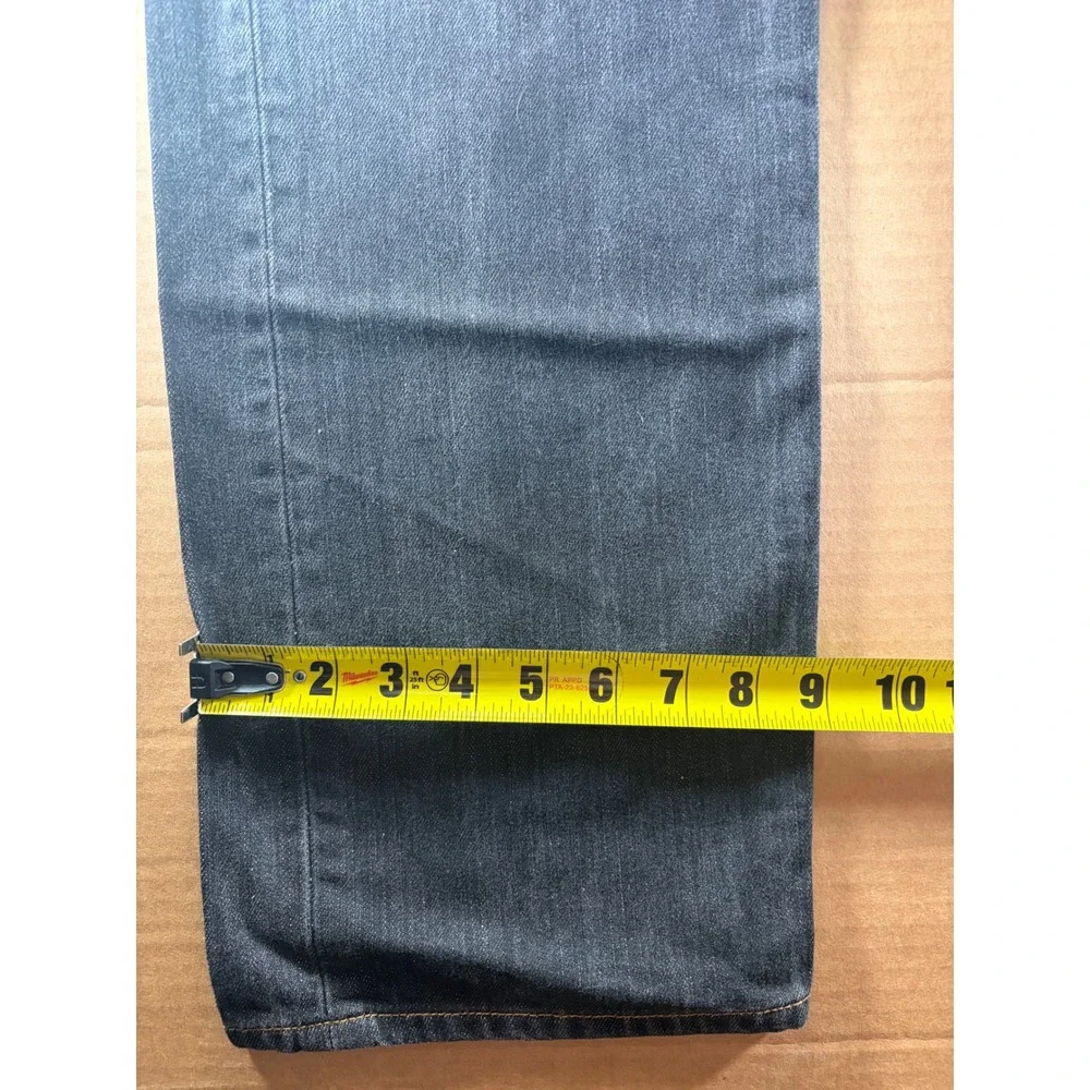 Levi's 501 XX Jeans Mens 34x31 Dark Wash Straight Leg Button Fly 100% Cotton